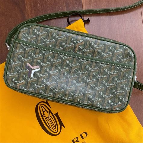 goyard olive green|goyardine bag.